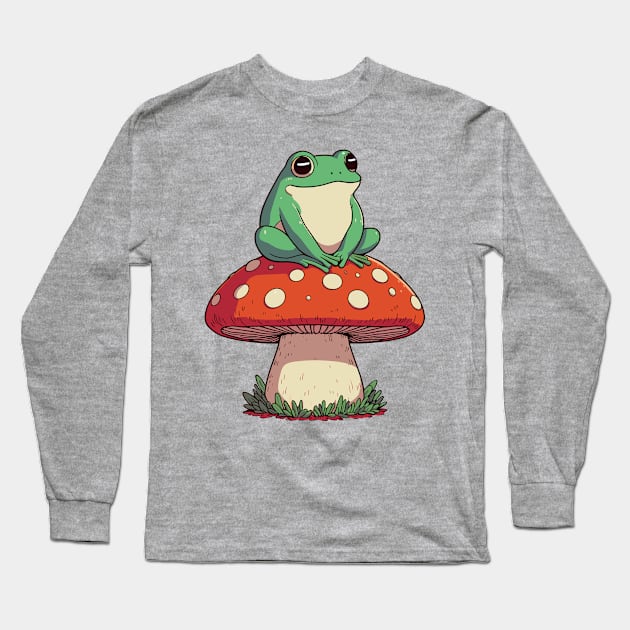 a toad's stool Long Sleeve T-Shirt by hunnydoll